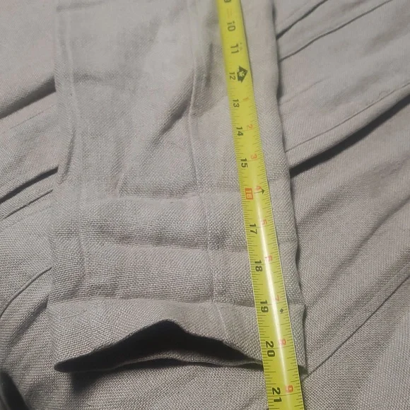 Eileen Fisher Linen Jacket Size Medium Neutral Coastal - Picture 16 of 16